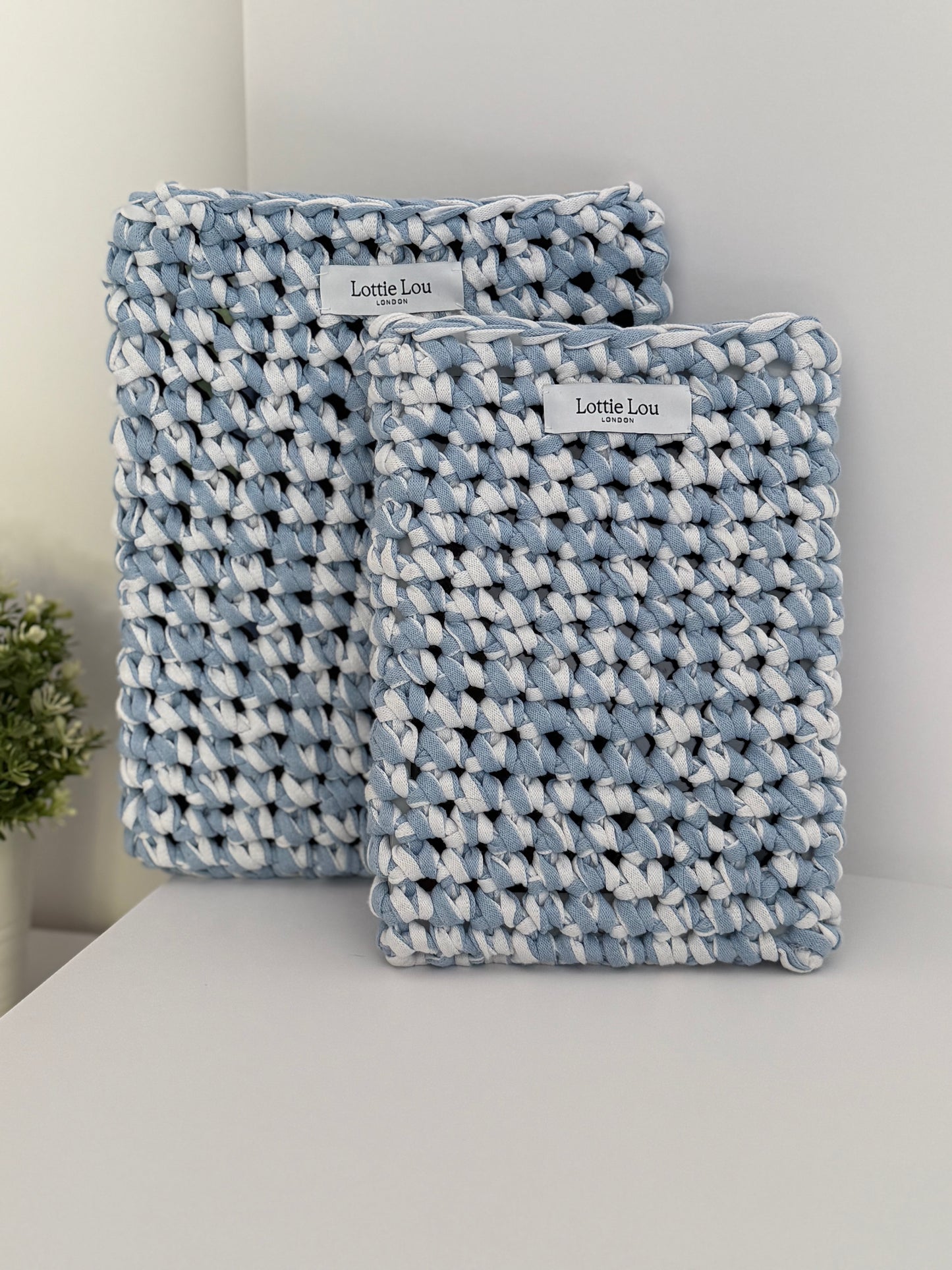 Blue & White